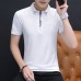 Short-sleeved T-shirts Mens Shirt Cotton Casual