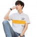 Short-sleeved Mens T-shirt Loose Collar Cotton Golf T-Shirts