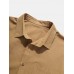 Mens 100% Cotton Basic Solid Color Lapel Short Sleeve Golf Shirt