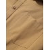 Mens 100% Cotton Basic Solid Color Lapel Short Sleeve Golf Shirt