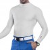 Men Solid Color O-neck Golf Shirts