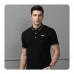 Mens New Business Cotton Short Sleeve Embroidered Golf Casual T-Shirts