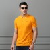 Mens New Business Cotton Short Sleeve Embroidered Golf Casual T-Shirts