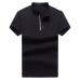 Men Short-sleeved Slim Lapel casual T-shirts