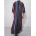 Mens Vintage Loose Kaftan Tops Men Long Robe Loungewear Casual T-Shirts