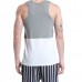 SEOBEAN New York Paris Printed Mens Vest Cotton Summer Leisure Fitness Jogging Sport Tops