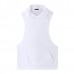 Stylish Mens Hooded Sleeveless Loose Fitness Vest