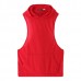 Stylish Mens Hooded Sleeveless Loose Fitness Vest