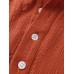 Mens Basic Solid Color Linen Short Sleeve Henley Shirt