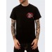 Seamless Cotton Black Digital Creative 3D Lip Printed T-Shirts Mens Breathable Casual Tops Tees