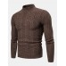 Mens New Fashion Trend Twisted Long-sleeved Casual Sweaters