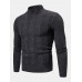 Mens New Fashion Trend Twisted Long-sleeved Casual Sweaters