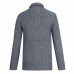 Casual Thicken Knit Breathable Buttons Single Breasted Long Sleeve Cardigans For Men