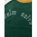 Mens Color Block Letter Embroidery Crew Neck Knitted Pullover Sweaters