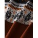 Men Floral Patchwork Contrast Color Drawstring Hooded Sweatshirts