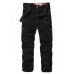 Men's Straight Cargo Pants Tactical Cargo Patchwork Multi Pocket Solid Color Full Length Pants Daily Wear Streetwear 100% Cotton Casual Classic ArmyGreen Black / Spring / Fall