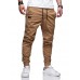 Men's Joggers Stylish Simple Sweatpants Casual Trousers Jogger Pants Solid Color With Elastic Waist Drawstring ArmyGreen Black Khaki Light gray Dark Gray