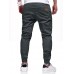 Men's Joggers Stylish Simple Sweatpants Casual Trousers Jogger Pants Solid Color With Elastic Waist Drawstring ArmyGreen Black Khaki Light gray Dark Gray