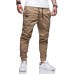 Men's Joggers Stylish Simple Sweatpants Casual Trousers Jogger Pants Solid Color With Elastic Waist Drawstring ArmyGreen Black Khaki Light gray Dark Gray