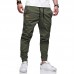 Men's Joggers Stylish Simple Sweatpants Casual Trousers Jogger Pants Solid Color With Elastic Waist Drawstring ArmyGreen Black Khaki Light gray Dark Gray