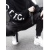 Men's streetwear cargo pants joggers hip-hop long trousers with multi-pockets Ribbon athleisure sweatpants sports outdoor fashion casual relaxed fit with elastic waist drawstring pants