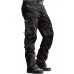 Men's Outdoor Vintage Washed Cotton Washed Multi-pocket Tactical Pants multi-pocket cargo pants straight pants trousers work pants khaki green
