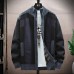 2022 Winter New Plush Thickened Large Men's Jacket Sweater Jacket Stand Collar Cardigan Top