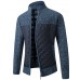 Men's Cardigan Jumper Knit Zipper Color Block Stand Collar Stylish Holiday Fall Winter Black Light gray XS S M / Long Sleeve / Machine wash / Unisex / Regular Fit / Long Sleeve