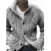 men's  blended shawl collar cardigan sweater button down knitwear coat jumper outwear
