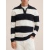 Men's Pullover Sweater Jumper Chunky Knit Cropped Knitted Striped Shirt Collar Stylish Basic Daily Holiday Fall Winter Navy Blue S M L / Long Sleeve / Long Sleeve / Weekend