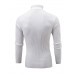 Men's Pullover Jumper Knit Retro Stylish Color Block Turtleneck Beaded Edge Sweaters Daily Holiday Winter White Black XS S M / Polyester / Elastic / Rib Fabrics / Long Sleeve / Machine wash