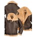 Men's Jacket Outdoor Street Daily Winter Regular Coat Regular Fit Thermal Warm Windproof Breathable Streetwear Sporty Casual Jacket Long Sleeve Solid Color Pocket Brown / Faux Leather