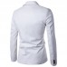 Men's Blazer Sport Jacket Sport Coat Smart Casual Regular Pocket Coat White Black Khaki Red Business Business Fall Single Breasted One-button Turndown  Faux Leather / Winter / Long Sleeve / Work