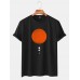 Mens Sun & Planet Graphic Printed Daily Casual Short Sleeve T-Shirts