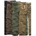 Men's Tactical Cargo Trousers Cargo Pants Pocket Multiple Pockets Solid Color Breathable Outdoor Full Length Pants Casual Daily Cotton Trousers Cargo ArmyGreen Black Micro-elastic